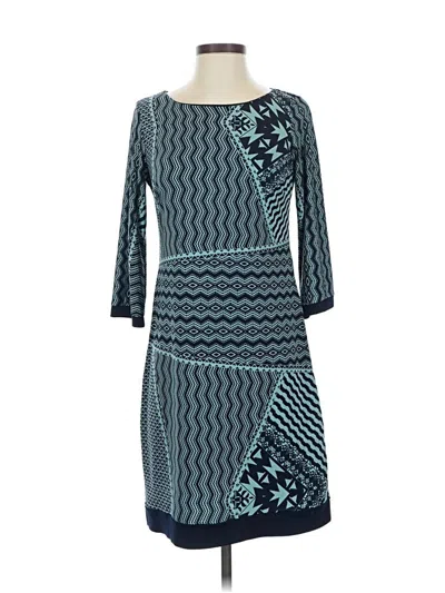 Pre-owned Donna Ricco Casual Dress In Teal