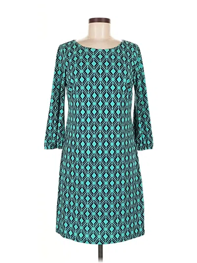 Pre-owned Donna Ricco Casual Dress In Teal