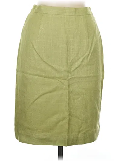 Pre-owned Donna Ricco Casual Skirt In Green