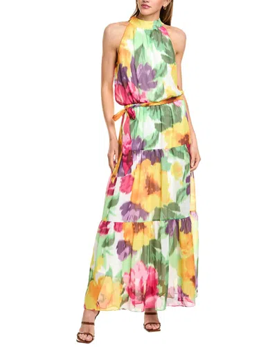 Donna Ricco Chiffon Maxi Dress