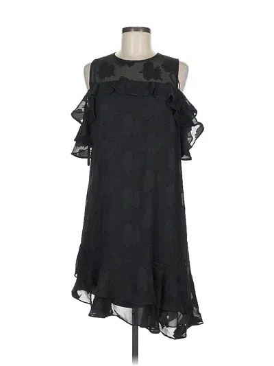 Pre-owned Donna Ricco Cocktail Dress In Black