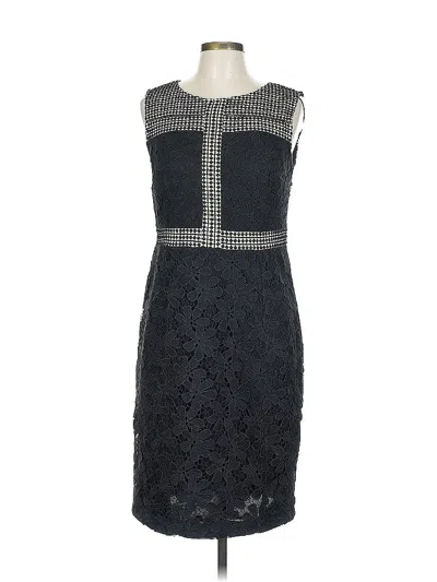 Pre-owned Donna Ricco Cocktail Dress In Black