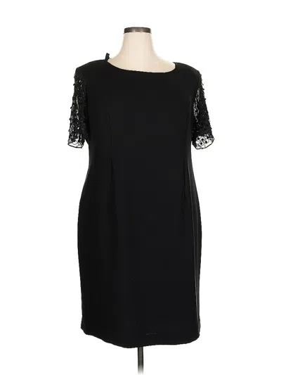 Pre-owned Donna Ricco Cocktail Dress In Black