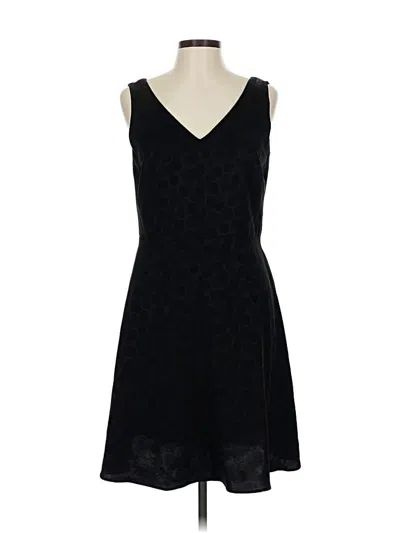 Pre-owned Donna Ricco Cocktail Dress In Black
