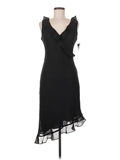 Pre-owned Donna Ricco Cocktail Dress In Black