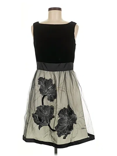 Pre-owned Donna Ricco Cocktail Dress In Black