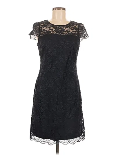 Pre-owned Donna Ricco Cocktail Dress In Black