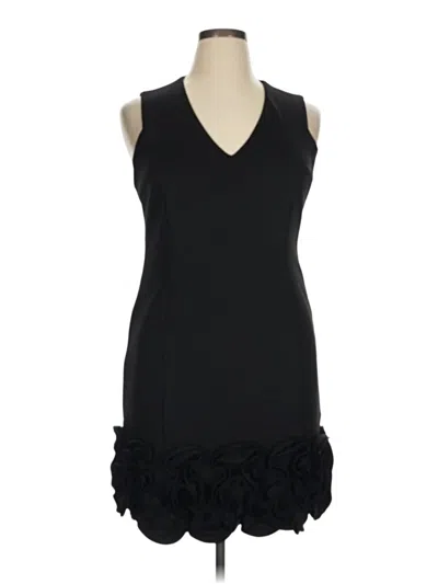 Pre-owned Donna Ricco Cocktail Dress In Black