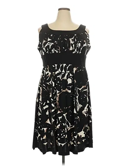 Pre-owned Donna Ricco Cocktail Dress In Black
