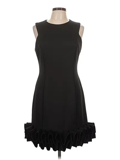Pre-owned Donna Ricco Cocktail Dress In Black