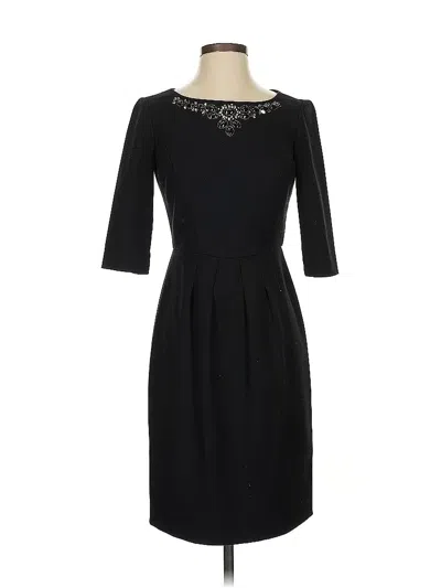 Pre-owned Donna Ricco Cocktail Dress In Black