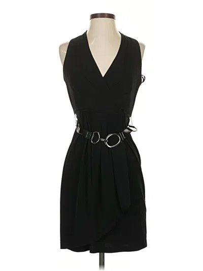 Pre-owned Donna Ricco Cocktail Dress In Black