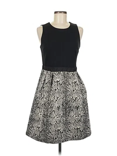 Pre-owned Donna Ricco Cocktail Dress In Black