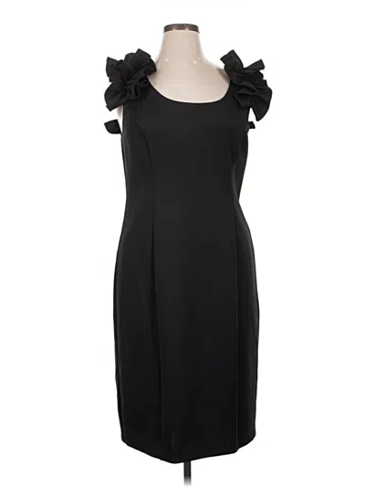 Pre-owned Donna Ricco Cocktail Dress In Black