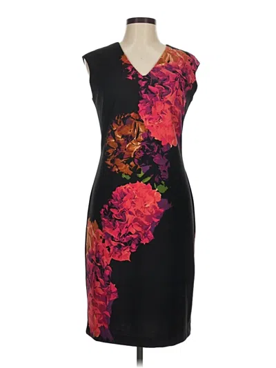 Pre-owned Donna Ricco Cocktail Dress In Black