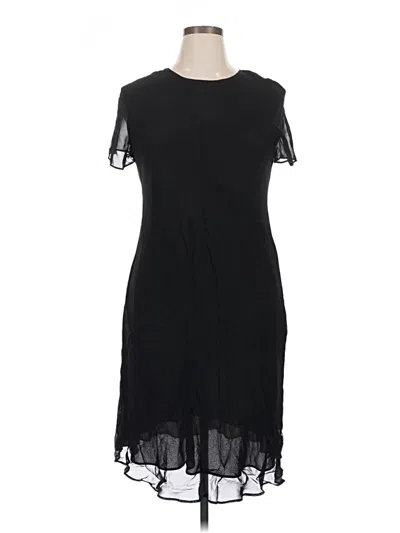 Pre-owned Donna Ricco Cocktail Dress In Black