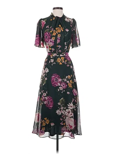 Pre-owned Donna Ricco Cocktail Dress In Black