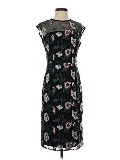 Pre-owned Donna Ricco Cocktail Dress In Black