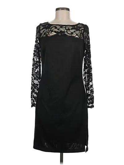 Pre-owned Donna Ricco Cocktail Dress In Black