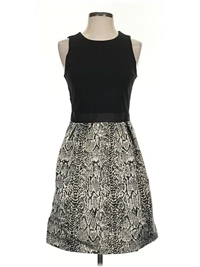 Pre-owned Donna Ricco Cocktail Dress In Black