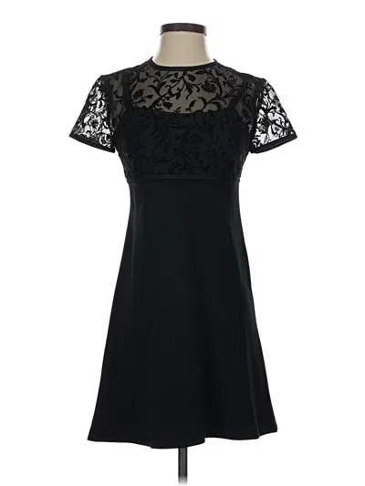 Pre-owned Donna Ricco Cocktail Dress In Black