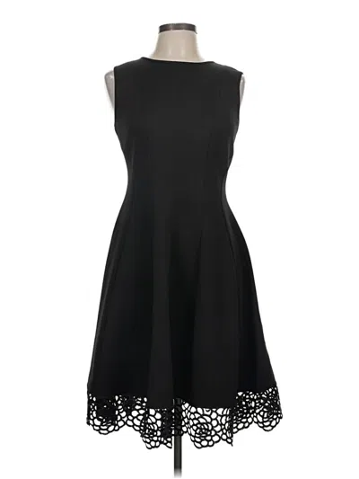Pre-owned Donna Ricco Cocktail Dress In Black