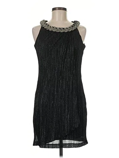 Pre-owned Donna Ricco Cocktail Dress In Black