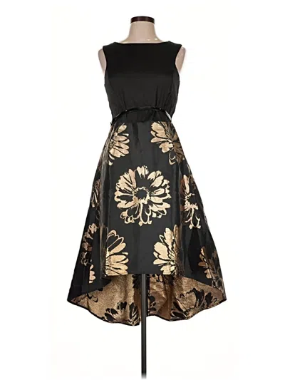 Pre-owned Donna Ricco Cocktail Dress In Black