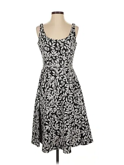 Pre-owned Donna Ricco Cocktail Dress In Black