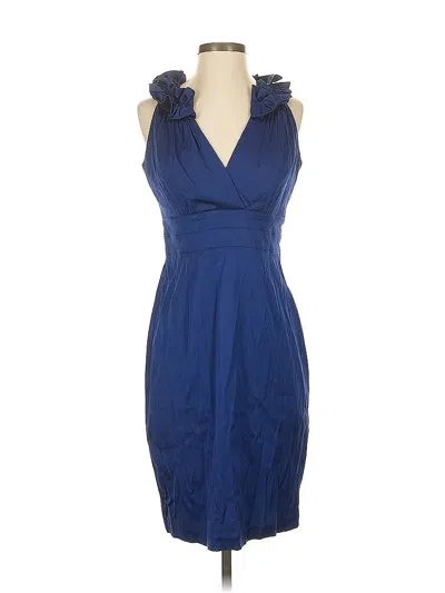 Pre-owned Donna Ricco Cocktail Dress In Blue
