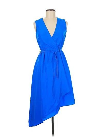 Pre-owned Donna Ricco Cocktail Dress In Blue