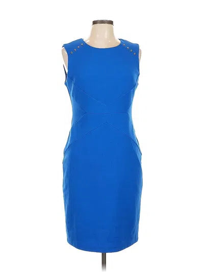 Pre-owned Donna Ricco Cocktail Dress In Blue