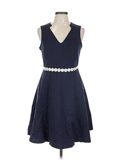 Pre-owned Donna Ricco Cocktail Dress In Blue
