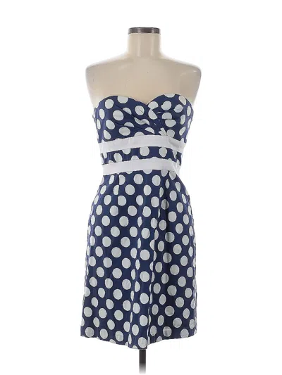 Pre-owned Donna Ricco Cocktail Dress In Blue
