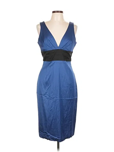 Pre-owned Donna Ricco Cocktail Dress In Blue