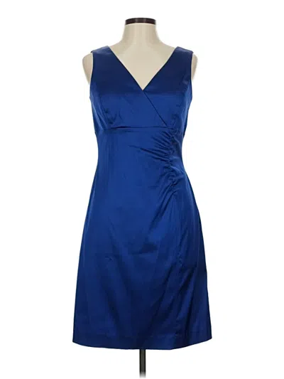 Pre-owned Donna Ricco Cocktail Dress In Blue