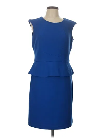 Pre-owned Donna Ricco Cocktail Dress In Blue