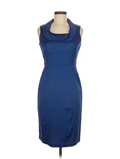 Pre-owned Donna Ricco Cocktail Dress In Blue