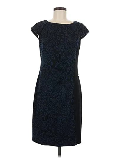 Pre-owned Donna Ricco Cocktail Dress In Blue