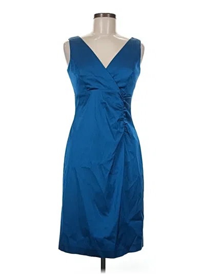 Pre-owned Donna Ricco Cocktail Dress In Blue