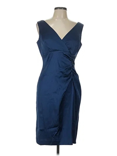 Pre-owned Donna Ricco Cocktail Dress In Blue