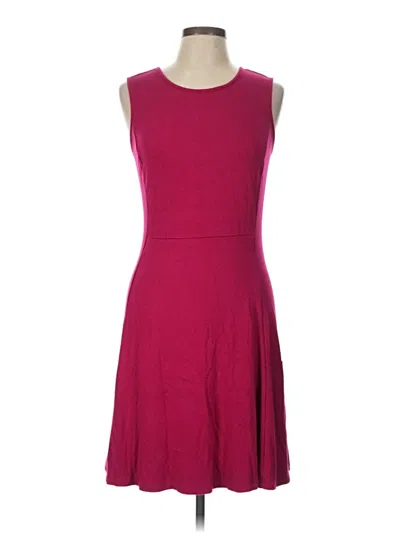 Pre-owned Donna Ricco Cocktail Dress In Burgundy