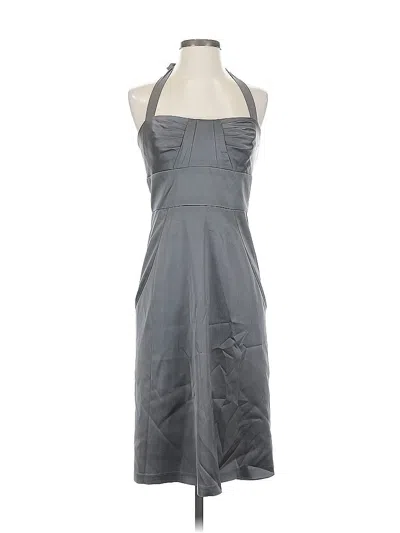 Pre-owned Donna Ricco Cocktail Dress In Gray