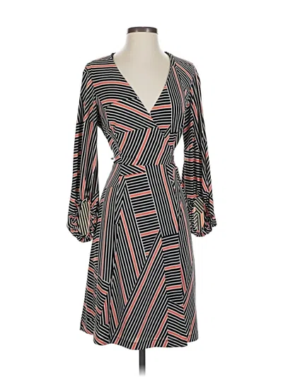 Pre-owned Donna Ricco Cocktail Dress In Gray