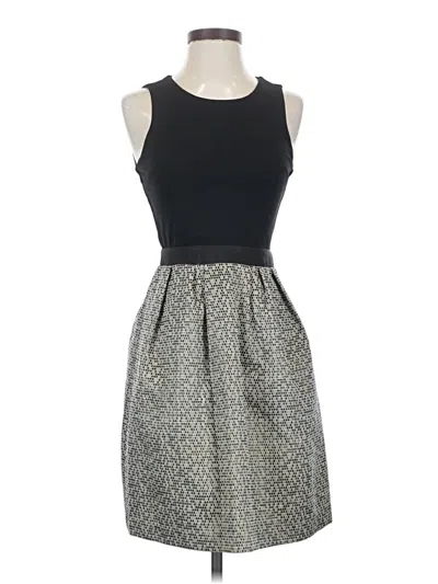 Pre-owned Donna Ricco Cocktail Dress In Gray