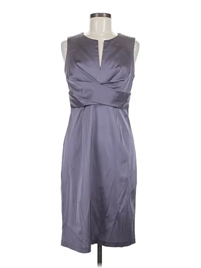 Pre-owned Donna Ricco Cocktail Dress In Gray