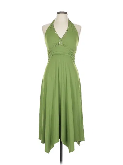 Pre-owned Donna Ricco Cocktail Dress In Green