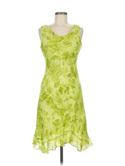 Pre-owned Donna Ricco Cocktail Dress In Green