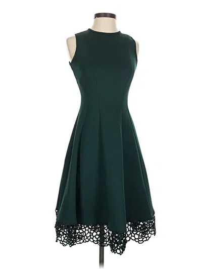 Pre-owned Donna Ricco Cocktail Dress In Green