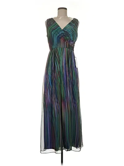 Pre-owned Donna Ricco Cocktail Dress In Green